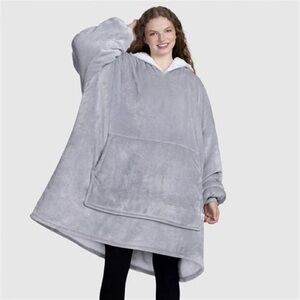Unbranded Oversized Gray Hoodie Blanket